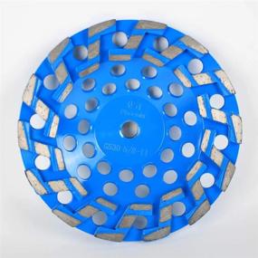 img 4 attached to 7-Inch Diamond Turbo Grinding Cup Wheel For Hard Concrete Cement - Professional Contractor Grade With 5/8"-11 Arbor And 14 Segments