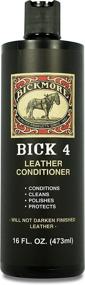 img 4 attached to Bick 4 Leather Conditioner and Cleaner - 16 oz - Non-Darkening Formula - For Colored & Natural Leather Apparel, Furniture, Jackets, Shoes, Auto Interiors, Bags & More!
