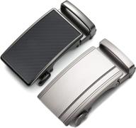 ratchet buckle adjustable silver chrome men's accessories logo