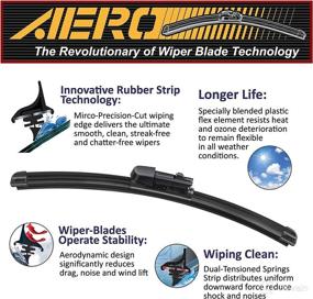 img 2 attached to 🚗 AERO Avenger 26-inch+14-inch Premium All-Season Beam Windshield Wiper Blades | OEM Replacement for Chevrolet Chevy Trax 2021-2015 (Set of 2)