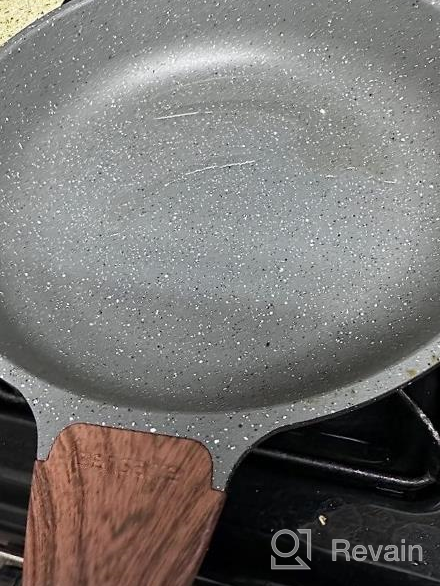 img 1 attached to Swiss Granite Coated Sensarte Nonstick Frying Pan - Healthy Stone Cookware For Chef'S Cooking (11 Inch) review by Sandro Pierce
