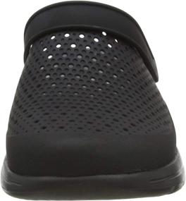 img 3 attached to Skechers Mens Cali Charcoal Orange Men's Shoes best for Mules & Clogs