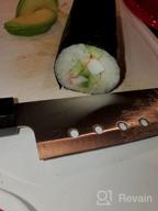 img 1 attached to Complete Sushi Making Kit: Featuring Sushi Bazooka Maker, Mold Sets, Bamboo Mat, Chopsticks, Knife, And DIY Roller Machine For Homemade Sushi review by Jero Fontaine