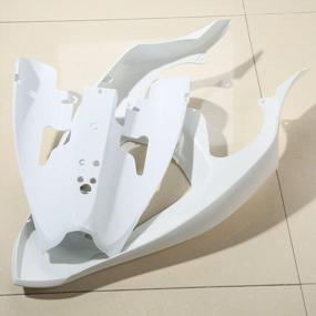 img 1 attached to Motorcycle White ABS Plastic Fairing Cowl Bodywork Set For YAMAHA YZF R1 2004-2006
