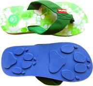 small print flops beach trail boys' shoes ~ slippers logo