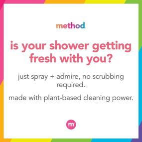 img 1 attached to 🌿 Biodegradable & Plant-Based Method Daily Shower Cleaner Spray - No Scrubbing Required, Eucalyptus Mint Scent, 828 ml Bottles (Pack of 8), Spray and Walk Away, Packaging May Vary
