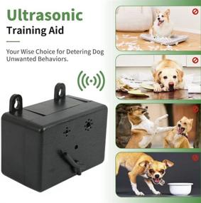 img 3 attached to 🦮 Brapezie Sonic Dog Bark Control Device - Ultrasonic Anti-Barking Deterrent, Mini Sonic Repellent with 50 FT Range, Ultrasound Silencer & No Bark Training Aid for Dogs - Enhanced Security