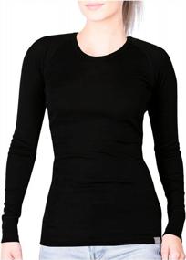 img 4 attached to MERIWOOL Womens Base Layer 100% Merino Wool Lightweight Form Fit Top Thermal Shirt