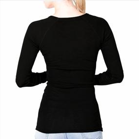 img 3 attached to MERIWOOL Womens Base Layer 100% Merino Wool Lightweight Form Fit Top Thermal Shirt
