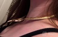 img 1 attached to Adjustable Snake And Crocodile Alligator Or Scorpion Chain Choker Collar Statement Bib Necklace Set In Fashion Silver, Gold, And Rose Gold For Women, Men, And Teens review by Nancy Gray