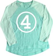 happy family clothing birthday t shirt girls' clothing - tops, tees & blouses logo