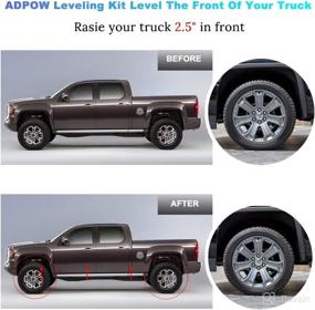 img 1 attached to ADPOW 2.5 Inch Front Leveling Kits for Chevy Silverado 1500/Sierra 1500: Lift Your Ride with Front Lift Strut Spacers (2WD 2007-2019)