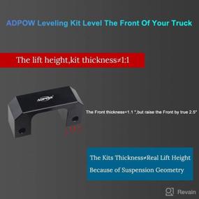 img 3 attached to ADPOW 2.5 Inch Front Leveling Kits for Chevy Silverado 1500/Sierra 1500: Lift Your Ride with Front Lift Strut Spacers (2WD 2007-2019)