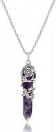 ожерелье с кулоном из целебного кристалла кварца - украшения для чакр для женщин и мужчин логотип