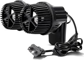 img 4 attached to 🐠 hygger Double Head Aquarium Circulation Pump: 2100GPH Wave Maker for 110~240 Gal Tank - Silent Operation, Magnetic Suction Base