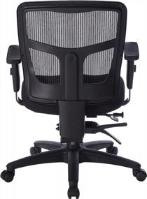 img 1 attached to 🪑 Lorell Managerial Swivel Mesh Mid-Back Chair: Enhanced Comfort for Office Spaces