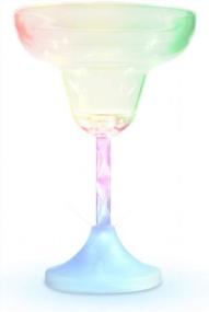 img 1 attached to Light Up Margarita Glasses With Color Changing LED Lights (Set Of 4)