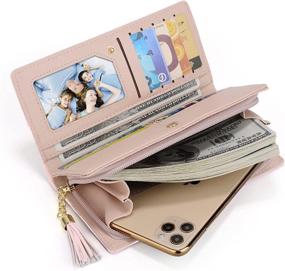 img 3 attached to UTO Wallet Leather Holder Organizer Women's Handbags & Wallets ~ Wallets
