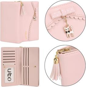 img 1 attached to UTO Wallet Leather Holder Organizer Women's Handbags & Wallets ~ Wallets