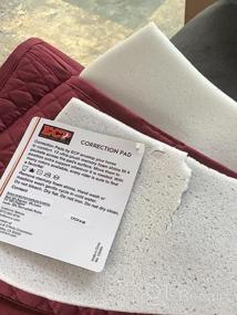 img 5 attached to Adjustable Memory Foam Correction Half Saddle Pad For Enhanced Equine Comfort By ECP
