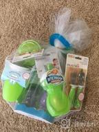 img 1 attached to Munchkin 1St Birthday Gift Basket, Includes Sippy Cups, Plates, Feeding Utensils, Snack Catcher, Bath Toy And Teether, Neutral review by Brian Wright