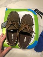 img 1 attached to 👦 CoXist Suede Brown Boys' Shoes and Loafers: Stylish and Comfortable Footwear for Toddlers review by Saber Spencer