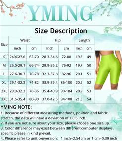 img 1 attached to YMING Women'S High Waist Yoga Shorts: Active Workout & Running With Tummy Control!