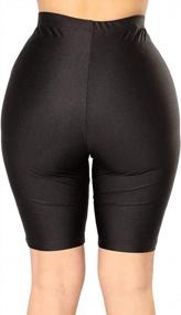img 2 attached to YMING Women'S High Waist Yoga Shorts: Active Workout & Running With Tummy Control!
