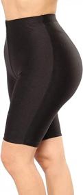 img 3 attached to YMING Women'S High Waist Yoga Shorts: Active Workout & Running With Tummy Control!