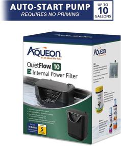 img 3 attached to 🐠 Aqueon QuietFlow 10 E Internal Fish Tank Power Filter - Small Size, Suitable for 10 Gallon Fish Tanks