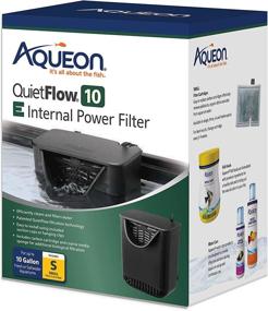 img 4 attached to 🐠 Aqueon QuietFlow 10 E Internal Fish Tank Power Filter - Small Size, Suitable for 10 Gallon Fish Tanks