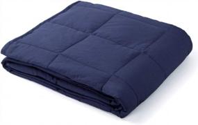 img 3 attached to 🛏️ Kids' bedding just got better with Class Cotton Weighted Blanket: Organic Comfort for a Good Night's Sleep