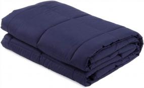 img 4 attached to 🛏️ Kids' bedding just got better with Class Cotton Weighted Blanket: Organic Comfort for a Good Night's Sleep