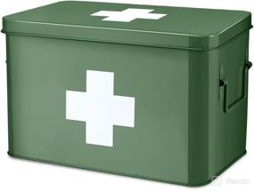 img 4 attached to 🏥 Flexzion Kids' Home Store: Premier Medicine Supplies Organizer