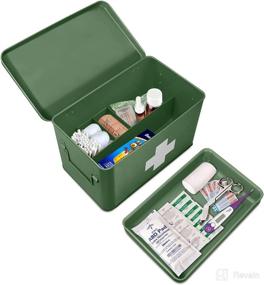 img 3 attached to 🏥 Flexzion Kids' Home Store: Premier Medicine Supplies Organizer