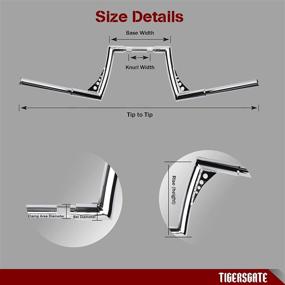 img 1 attached to TIGERSGATE Handlebar Sportster 1996 2013 1995 2017