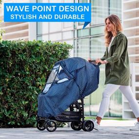 img 3 attached to Protect Your Baby From The Elements With Our Stroller Rain Cover - Waterproof And Easy To Install Universal Accessory For Rain, Wind, And Snow
