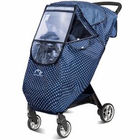 img 4 attached to Protect Your Baby From The Elements With Our Stroller Rain Cover - Waterproof And Easy To Install Universal Accessory For Rain, Wind, And Snow