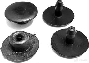 img 4 attached to 🔩 Set of 4 Black Replacement Crocs Rivets - USA Company in TX