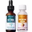 powerful ebanel retinol serum and acne drying lotion combo for clear skin and anti-aging results logo