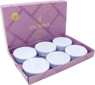 🚿 relaxing anovina aromatherapy shower steamers for ultimate serenity логотип