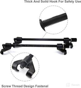 img 1 attached to 🔧 14-Inch Macpherson Coil Spring Compressor Strut Remover Installer Tool Kit for Selectec