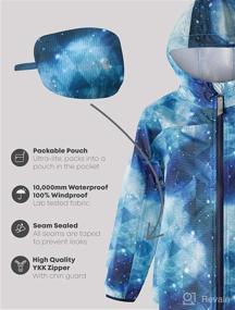 img 2 attached to 🌧️ Therm Kids Raincoat: Waterproof Rain Jacket for Boys & Girls - Lightweight and Packable