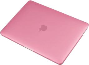 img 1 attached to Розовый жесткий чехол UESWILL для MacBook Pro 2016-2019 15 дюймов с сенсорной панелью и USB-C (модель A1990 / A1707) - гладкая матовая отделка
