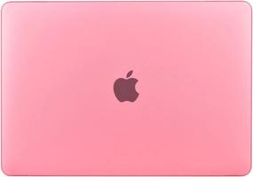img 2 attached to Розовый жесткий чехол UESWILL для MacBook Pro 2016-2019 15 дюймов с сенсорной панелью и USB-C (модель A1990 / A1707) - гладкая матовая отделка