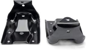 img 1 attached to 🔧 Rear Leaf Spring Hanger Shackle Bracket Kit for Chevy Silverado 1999-2007/GMC Sierra 2007-2013 - Upgraded Replacement (Part #: 12474021)