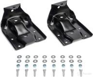 🔧 rear leaf spring hanger shackle bracket kit for chevy silverado 1999-2007/gmc sierra 2007-2013 - upgraded replacement (part #: 12474021) logo