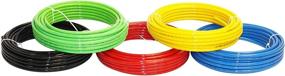 img 1 attached to 🚛 Mytee Products 50 ft Blue SAE J844 Nylon Air Brake Tubing DOT Approved, Pneumatic Air Line Hose for Air Brake System - 1/2" OD