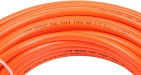 img 2 attached to 🚂 Mytee Products 3/8" OD x 50' Orange SAE J844 Nylon Air Brake Tubing DOT Approved - Pneumatic Nylon Air Line Hose for Air Brake System