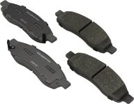 🔥 acdelco silver 14d1015ch ceramic front disc brake pad set: superior performance and durability for optimal braking efficiency логотип